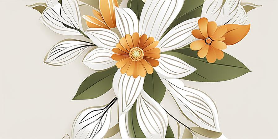 Corpiño blanco con detalles florales