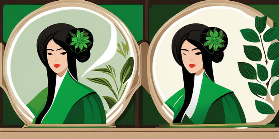 Mujer vistiendo un corpiño verde valenciano