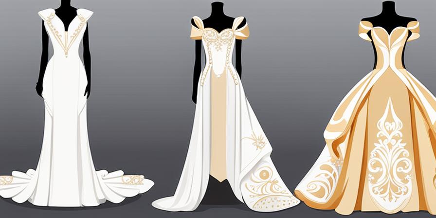 Vestido de fallera blanco con múltiples diseños disponibles